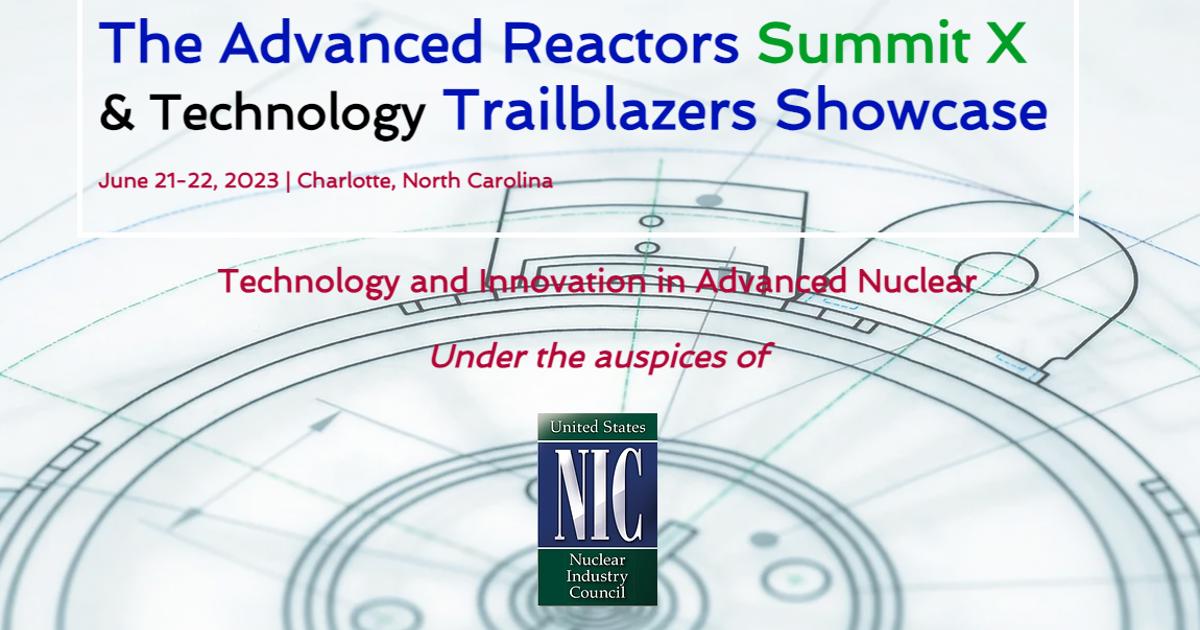 Advanced Reactor Summit X Ultra Energy